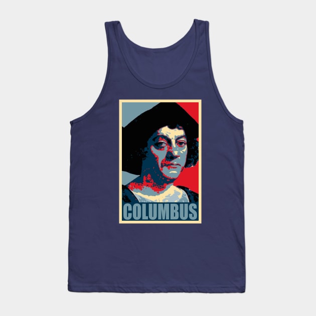 Columbus Tank Top by Nerd_art